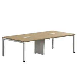 Greatway meja kerja kantor, kualitas desain Modern ukuran standar sisi ganda meja mebel kantor staf kerja