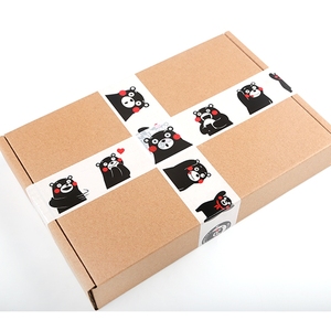 20 năm nhà máy mạnh mẽ dính trắng băng với 1 màu logo <span class=keywords><strong>in</strong></span> Bopp đóng gói Băng với logo của công ty - Product Image 3