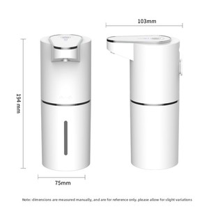 Distributeur de savon liquide intelligent rechargeable par USB en ABS, distributeur automatique de savon pour les mains, machine à laver les mains électrique pour salle de bain, cuisine, hôtel, voiture - Product Image 6