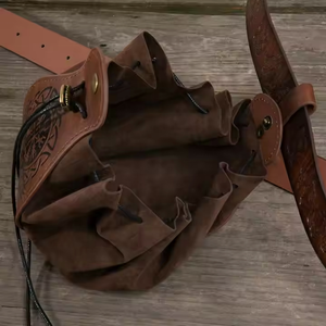 Cinturón de cintura Medieval de animales míticos, bolsa de juego de rol con remaches Retro, regalo RPG DND, bolsa de dados con cordón para hombres y mujeres, Cosplay - Product Image 3