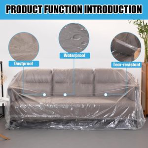 Housse de canapé en plastique durable et imperméable pour la <span class=keywords><strong>protection</strong></span> et le déplacement des meubles - Product Image 3