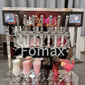 Macchina per Gelato Soft Serve <span class=keywords><strong>a</strong></span> 7 Gusti Fatta <span class=keywords><strong>a</strong></span> Mano Nuova Macchina per Snack per Attività Commerciali - Product Image 4