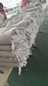 Conducto <span class=keywords><strong>textil</strong></span> medio redondo personalizado <span class=keywords><strong>para</strong></span> <span class=keywords><strong>aire</strong></span> <span class=keywords><strong>acondicionado</strong></span> con ventilación - Product Image 2