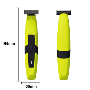 Recortadora de vello corporal eléctrica lavable de una sola cuchilla para hombres, depiladora, afeitadora, kit de aseo corporal y de barba - Product Image 1