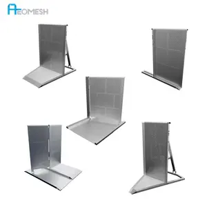 AEOMESH Made In GuangDong Crowd Stage Barrier Aluminium Stage Barrier Wholesale Alloy Stage Barriers Concert Event Barriers