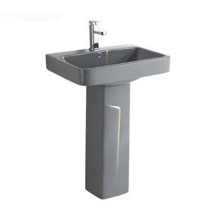Offre Spéciale : Ensemble Sanitaire <span class=keywords><strong>de</strong></span> <span class=keywords><strong>Luxe</strong></span> sur Pied – Lavabo en Céramique et WC Monobloc pour Salle <span class=keywords><strong>de</strong></span> Bain - Product Image 3