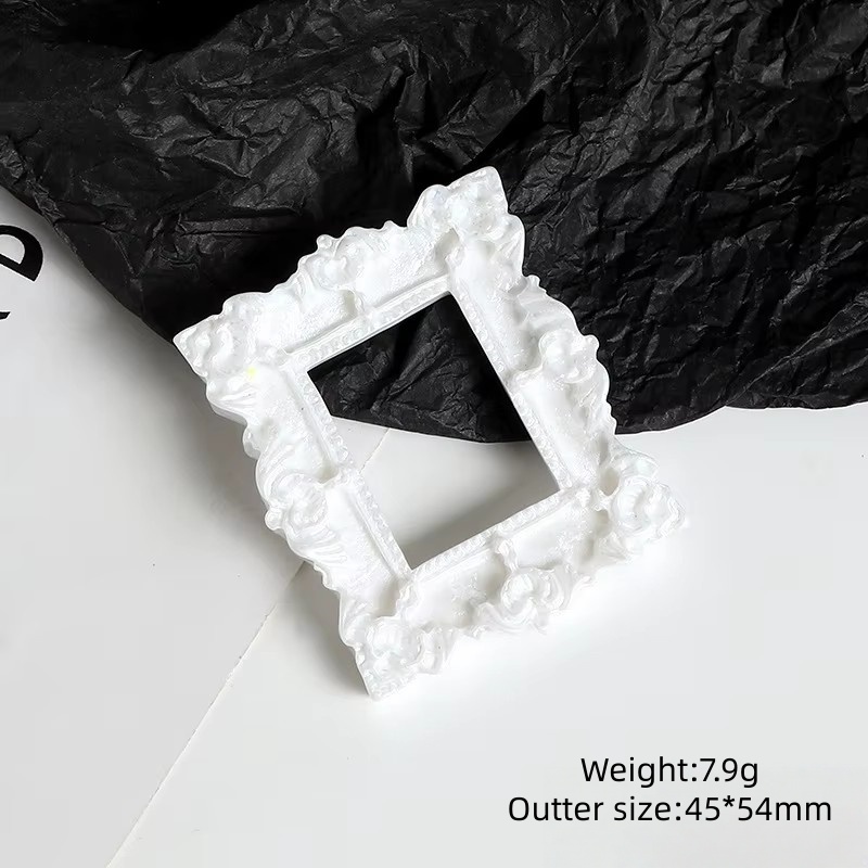 Marco de fotos cuadrado blanco