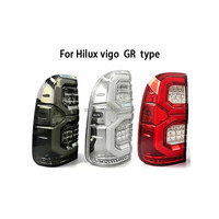 Feux arrière LED complets style GR, avec démarrage dynamique et clignotants séquentiels pour Toyota Hilux Vigo 05-14 (Modification)