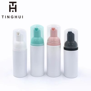 ขวดโฟมสีชมพูขาวสำหรับใส่ผลิตภัณฑ์ทำความสะอาดผิวหน้า ขนตา ขนาด 30 50 60 80 100 120 150 180 200 250 300 มล. ขวดปั๊มโฟมสบู่มูส - Product Image 2