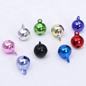 Hoge kwaliteit 12mm kleine mini messing belletjes knutselwerk DIY metaal glanzende kerstbelletjes voor festival feestdecoraties sieraden kat - Product Image 3