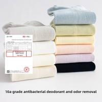 Chaussettes courtes pour femmes, fines, respirantes, antibactériennes, déodorantes, blanches, en maille, en coton, nylon et élasthanne, pour l'été