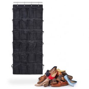 New Design Black Mesh Pocket Kids Daily Activity Hanging Organizer With <b>Shoes</b> - Product Image 3
