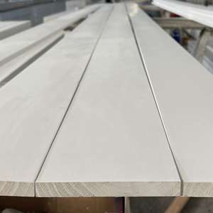 Moldura de Madera Blanca de Primera Calidad South <span class=keywords><strong>Asua</strong></span> PFJ S3S S4S 16.67 X 139.7mm para Decoración de Hoteles y Villas - Product Image 3