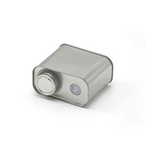 Boîte en métal pour grains de café, emballage en fer blanc avec couvercle à vis, vente en gros, vide, 150g-250g, pour aliments, impression personnalisée, forme ronde - Product Image 3