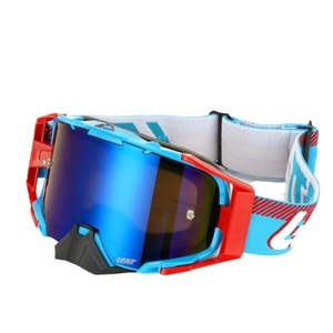 Casque de motocross <span class=keywords><strong>LEATT</strong></span> 65 avec lunettes, pour VTT, anti-vent et anti-sable, double couche anti-buée, protection intégrale contre les chocs - Product Image 5