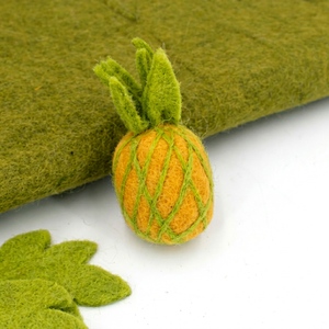 Adorno de Piña de Fieltro y Lana, Juguete Educativo de Simulación para Niños, Decoración de Interiores - Product Image 5