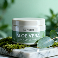 Fournisseur en gros de gommage capillaire à l'aloe vera pour la croissance des cheveux, exfoliation douce, nettoyage en profondeur, soin rafraîchissant hebdomadaire, utilisation quotidienne facile