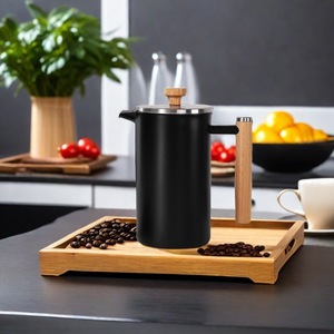 Thép Không Gỉ SS304 Đôi Tường Cách Nhiệt Pháp Báo Chí Cà Phê Maker Moka Nồi Cafetiere Cà Phê Và Trà Công Cụ - Product Image 2