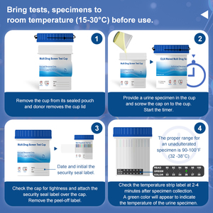 14-Panel DOA Urin becher Sofort <span class=keywords><strong>test</strong></span> becher für patho logische Analyse geräte für Drogen missbrauch - Product Image 4