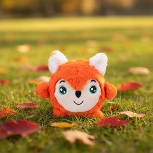 Juguete de Peluche de Zorro de 11 cm, Juguete Interactivo Redondo para Mascotas - Product Image 3