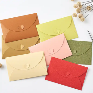 <span class=keywords><strong>Enveloppes</strong></span> rectangulaires pliables en papier kraft noir imprimées sur mesure avec options de papier offset et de carton, couleur et taille personnalisées - Product Image 2