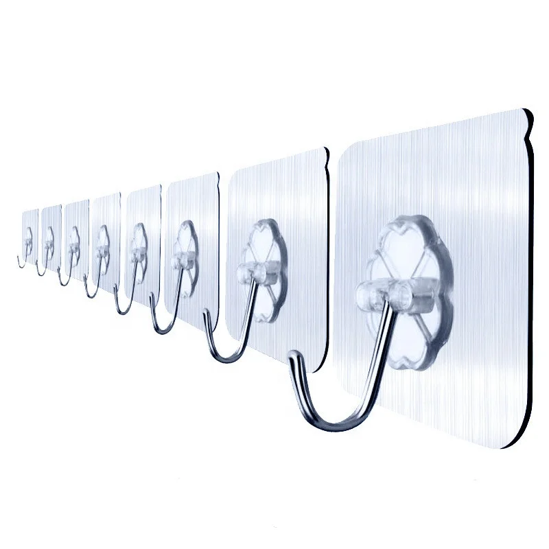 Продукт ежедневных нужд, Модный новый дизайн, водостойкая Съемная многоразовая настенная вешалка, крючки для бытовых мелочей