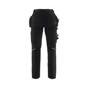BLAKLADER - 713013709999D22 <b>Women</b>’s craftsman <b>trousers</b> with <b>stretch</b> Black - EAN 7330509868119 WORK <b>TROUSERS</b> CARGO WORK <b>TROUSERS</b> - Product Image 2