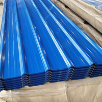 Korrosionsbeständige Vorbeschichtete Wellblech-Dachplatten RAL 5012 Blau Stahldachziegel für Fabrik-Werkstatt-Gebäude