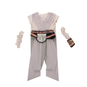 Enfants Jedi Guerrier Halloween <span class=keywords><strong>Force</strong></span> <span class=keywords><strong>Awakens</strong></span> Enfant Deluxe Rey Obi Wan Film Costume 4-12 ans - Product Image 5