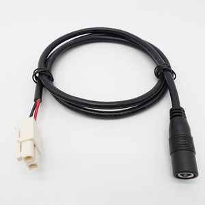Yüksek kaliteli OD5.5MM ID2.1mm DC kalıp fiş Jst 2 Pin alev geciktirici konnektör kablo tesisatı - Product Image 4