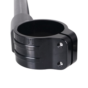 Guidon CNC réglable de 50 mm/1,96 po pour motos KAWASAKI ZX6R ZX10R/YAMAHA <span class=keywords><strong>R6</strong></span> R1, commandes de course - Product Image 4