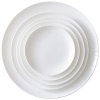 Assiette à steak ronde de style occidental, usage commercial pour hôtel et restaurant, compatible micro-ondes, exquise, moderne et minimaliste