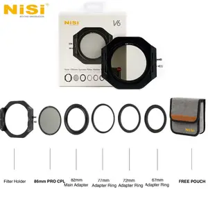 NiSi V6 CPL Filter Halter 100mm System Pro Circular Polarisator Kamera Filter filtre Für Canon Nikon Sony Olympus FUJIFILM kamera