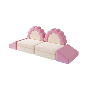 Coussin de canapé pour enfants, puzzle modulaire, tapis de jeu souple pour enfants, éducation précoce, décoration intérieure, rose, bleu, jaune, orange - Product Image 2