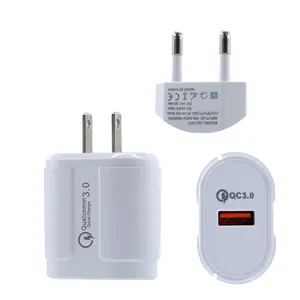 high quality 3.1A fast charger good compatibility qc3.0 fast charge travel charger European standard qc3.0 fast charger