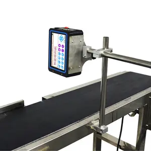 Großhandels preis Ei Datum Inkjet Batch Code Druckmaschine Tinten strahl drucker mit Förderband