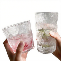 Jarra de Cerveza de Vidrio con Diseño Glaciar de 360 ml, Personalizada, Unisex, Reutilizable y Apta para Alimentos, para Bodas, Fiestas y Regalos