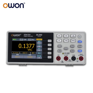Multimètre numérique portable Owon à sélection automatique de plage XDM1241, testeur de bureau 3,5 pouces, 55000 points numériques, écran LCD, précision True RMS (0,5% +5) - Product Image 3