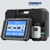 Programmateur de clés IMMO XTOOL X100 MAX2, codage ECU J2534, scanner de diagnostic bidirectionnel, 42+ services, CAN FD DoIP