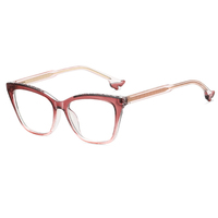 Monture de lunettes optiques Partagas Cat Eye TR90 CP avec branches à ressort et charnières à ressort, anti-lumière bleue, pour femmes