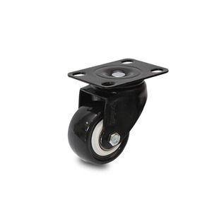 DLPO léger rôti noir PU supermarché <span class=keywords><strong>chariot</strong></span> roue de <span class=keywords><strong>roulette</strong></span> de meubles - Product Image 1