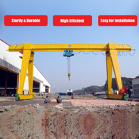 Pont roulant monopoutre léger type MH à prix abordable, capacité de levage 3, 5, 10, 16 tonnes