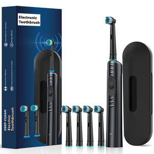 Fabricant OEM Direct – Nouvelle <span class=keywords><strong>Brosse</strong></span> <span class=keywords><strong>à</strong></span> Dents <span class=keywords><strong>Électrique</strong></span> Rotative Étanche avec 3 Modes de Nettoyage, Conception Rotative Type <span class=keywords><strong>Oral</strong></span>-<span class=keywords><strong>B</strong></span>, <span class=keywords><strong>Étui</strong></span> de Voyage en Nylon - Product Image 4