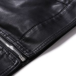 Custom Logo <strong>Men</strong> <strong>Jackets</strong> Stand Collar <strong>Biker</strong> Leather <strong>Jacket</strong> Istanbul Black <strong>Biker</strong> <strong>Jacket</strong> for <strong>Men</strong> - Product Image 4