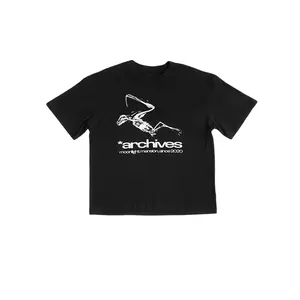 Quality T Shirt Supplier Custom Street Hipster Wear Boxy Fit Print Logo Oversized Tshirt For Men