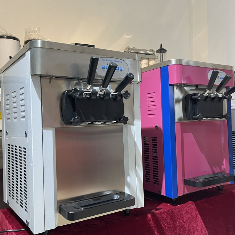New 3 Flavor Ice Cream Machine