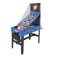 Table de jeu multifonctionnelle 12 en 1 pour enfants, table de jeu d'intérieur, 12 jeux différents, billard, football, tennis de table, hockey sur air