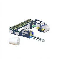Ligne de production de rouleaux de papier A4 haute précision, moteur 380V, comptage et empilage automatiques des feuilles pour machine à fabriquer du papier A3