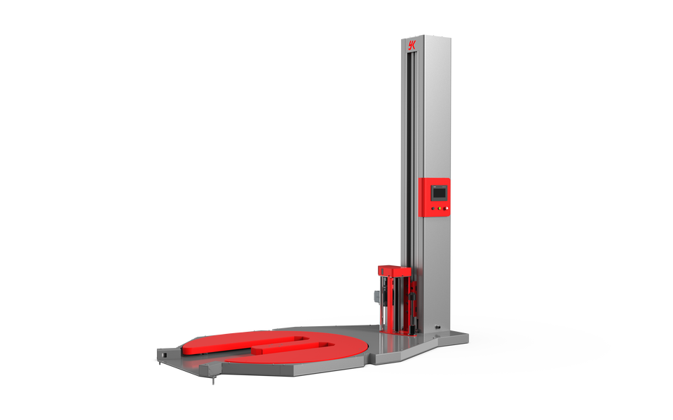 Horseshoe Turntable Pallet Wrapper Machine for Hand Pallet Truck ...