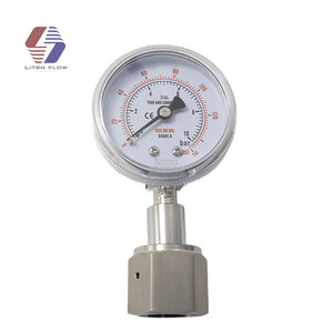 Drukmeter van roestvrij staal 316 met 1/2 inch aansluiting (binnen) (SS) EP-klasse CE-certificaat - Product Image 1